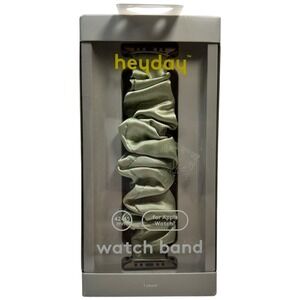 Heyday Nylon Scrunchie Watch Band fits Apple Watch 42 - 45mm - Soft Green